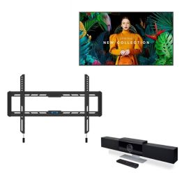 Pack Samsung QMC 65'' + Neomounts WL30-550BL16 + Poly Studio